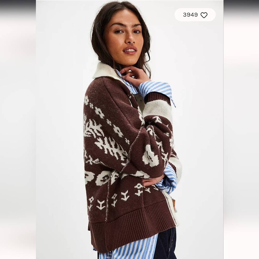 NWT Free People Shelby Cardi Size Large